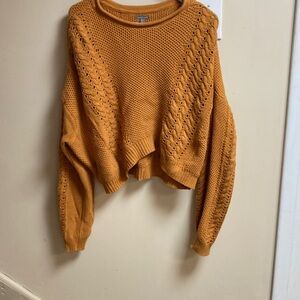 Charlotte Russe Mustard Knit Sweater